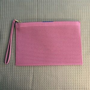 Rothy's Magenta Woven Wristlet Pouch Pink/Purple